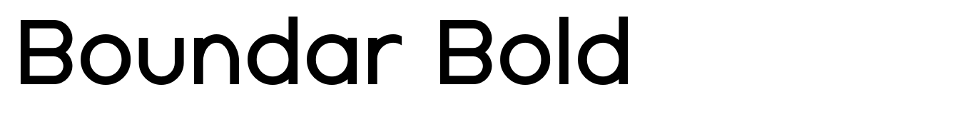 Boundar Bold